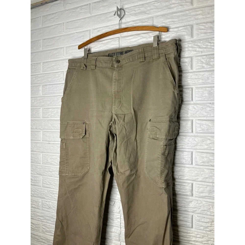 Duluth Trading Co. flex fire hose cargo pants work gear men's size  44 X 32‎